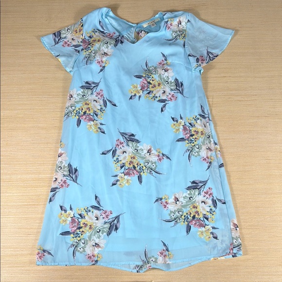 Miami Women’s XS Light Blue Floral‎ Dress - Picture 1 of 4